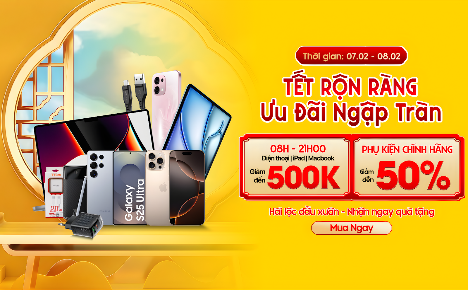 Sắm công nghệ – chào năm mới: iPhone, MacBook LikeNew về giá sốc, giờ vàng giảm thêm đến 500 nghìn đồng