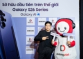 Hàng trăm khách hàng nhận Galaxy S26 series tại Di Động Việt ngay trong đêm trả hàng và mở bán