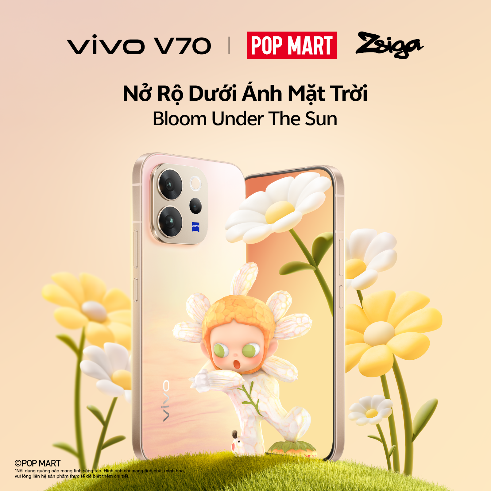 vivo công bố hợp tác cùng nhân vật ZSIGA từ POP MART: Khi công nghệ hình ảnh giao thoa cùng phong cách thời thượng