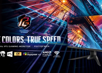 ASRock PG27QFW2A: Màn hình 400Hz tấm nền 2K IPS cực khét, tích hợp cả ăng-ten Wi-Fi siêu mạnh