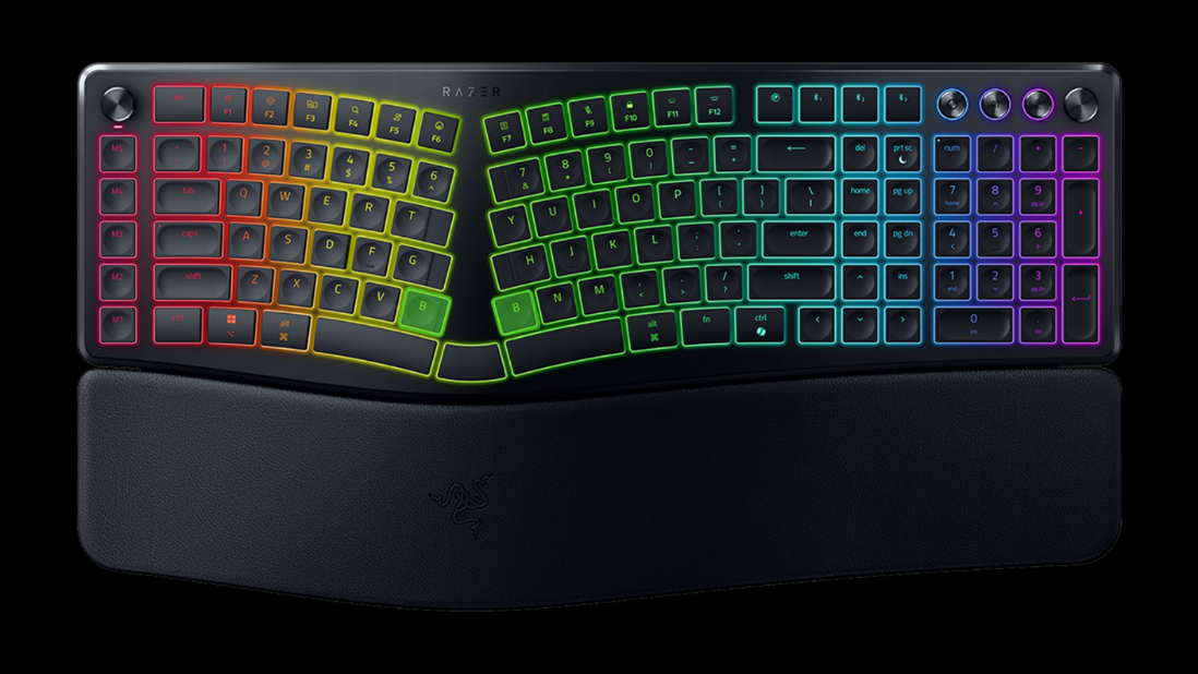 Razer Pro Type Ergo: Khi “Rắn xanh” làm bàn phím công thái học chia đôi cho dân văn phòng hệ cày cuốc