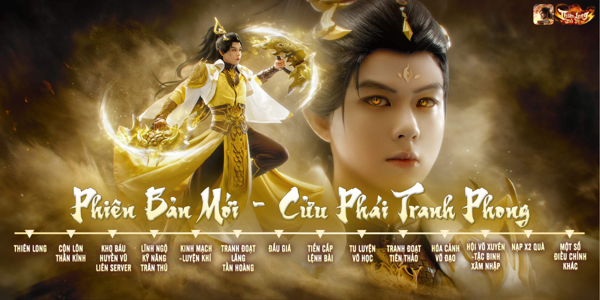 Cửu Phái Tranh Phong: Thiên Long Bát Bộ VNG tung siêu phiên bản, PK “nát máy” với loạt tính năng mới