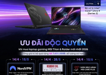 MSI 2026: “Quái thú” Raider 16 MAX và Titan 18 HX chính thức nổ súng tại VN – RTX 50 Series đã xuất trận!