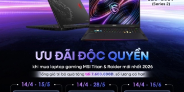 MSI 2026: “Quái thú” Raider 16 MAX và Titan 18 HX chính thức nổ súng tại VN – RTX 50 Series đã xuất trận!