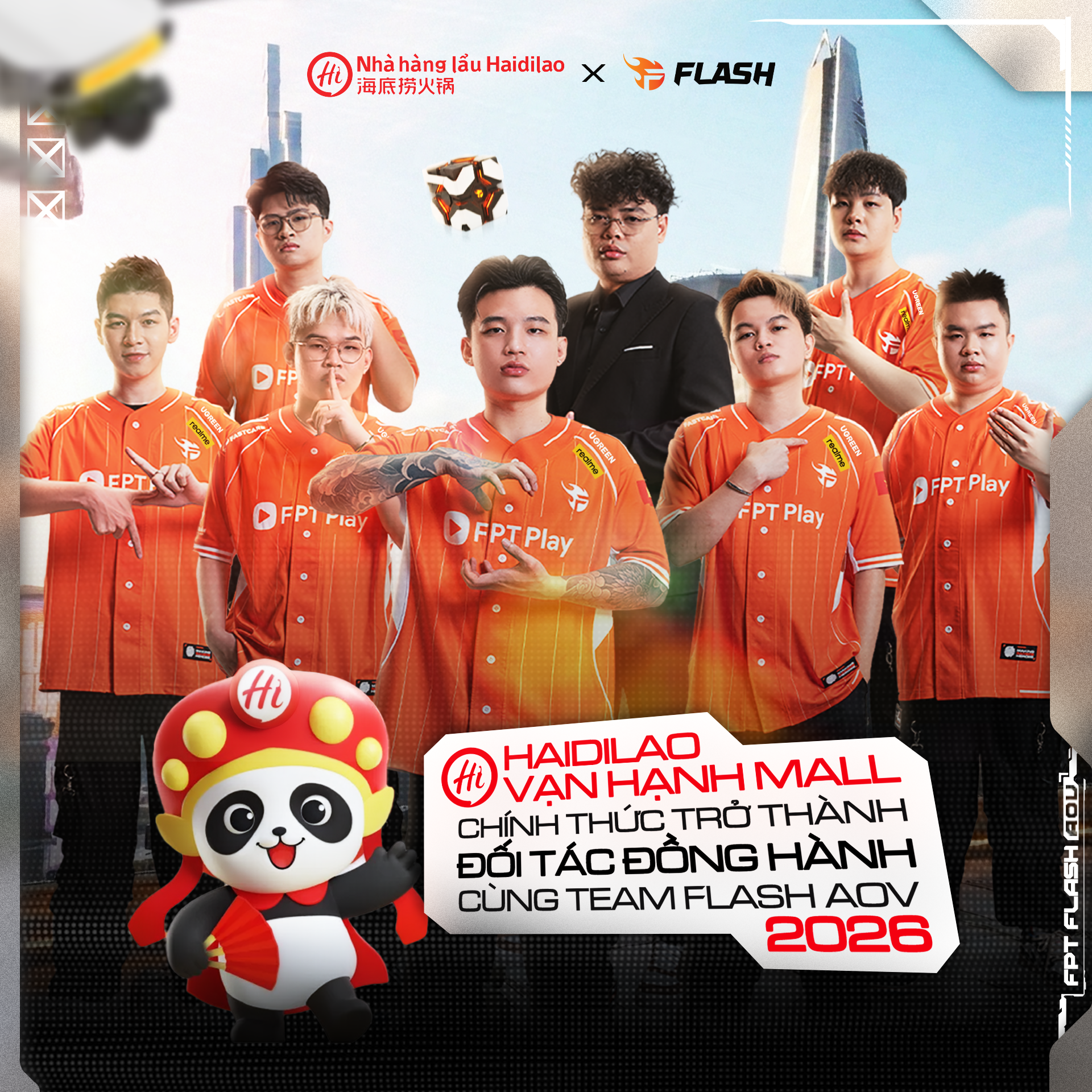 Team Flash x Haidilao Vạn Hạnh Mall: Khi “Cơn lốc cam” đổ bộ bàn lẩu