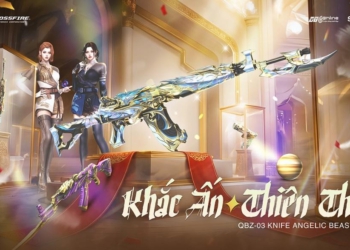 Crossfire giới thiệu vũ khí khắc ấn mới với Kho Báu Hoàng Gia Sapphire QBZ-03 Angelic Beast Relic