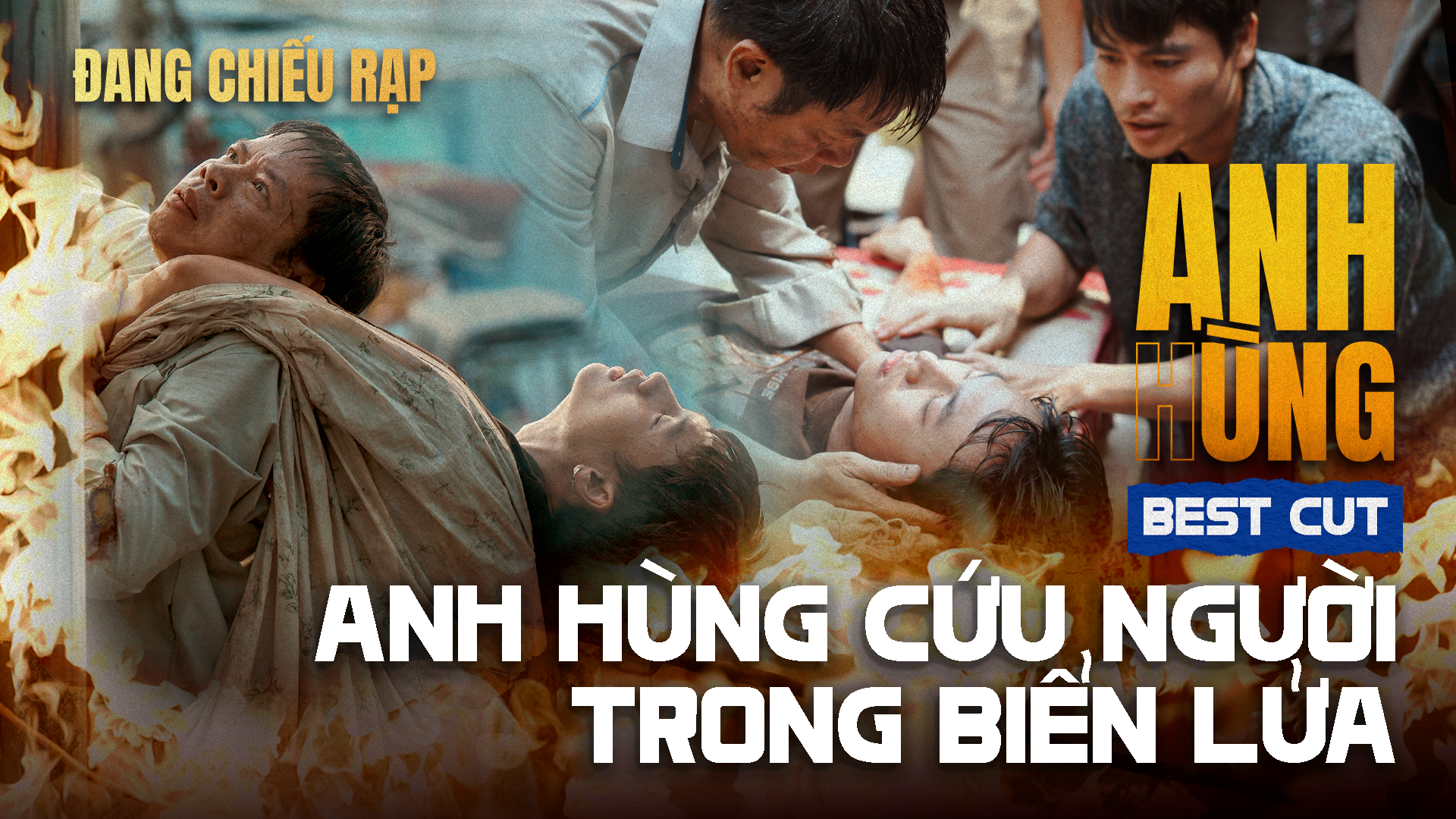 Anh Hùng: Khi “ông hoàng diễn xuất” Thái Hòa hóa thân thành siêu nhân đời thực giữa biển lửa