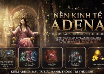 Con đường chinh phạt thành Kent của game thủ Lineage W sẽ sôi động vượt bậc với nền kinh tế Adena