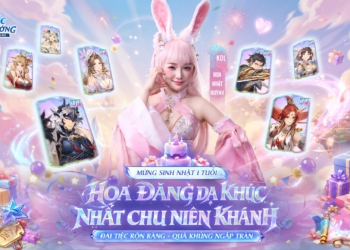 Hoa Nhật Huỳnh đồng hành cùng Tam Quốc Huyễn Tướng VNG, khai tiệc sinh nhật 1 tuổi rộn ràng