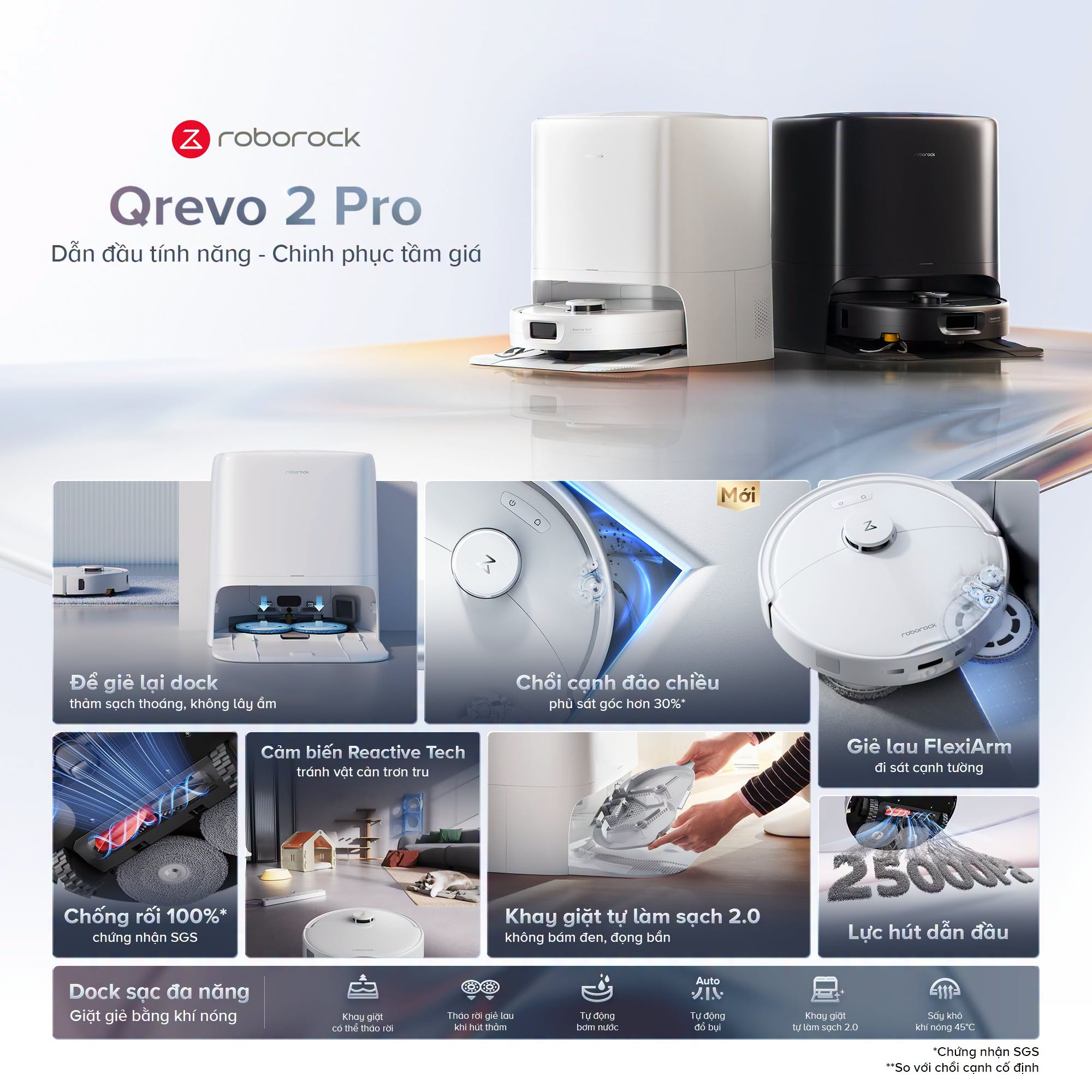 Kích Hoạt Chế Độ “Auto-Farm” Việc Nhà: Roborock Qrevo 2 Pro Cập Bến Server Việt Nam, Sở Hữu Bộ Kỹ Năng Flagship Cực Khét
