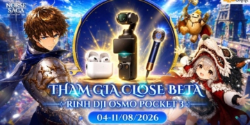 Gia Nhập Closed Beta Norse Saga: Cửu Giới Thức Tỉnh, Săn DJI Osmo Pocket 3 Ngay Hôm Nay