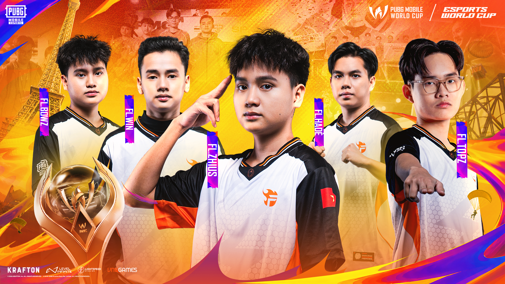 GIẢI ĐẤU 2026 PUBG MOBILE WORLD CUP KHỞI TRANH TỪ NGÀY 06.08 VỚI HƠN 3 TRIỆU USD TIỀN THƯỞNG