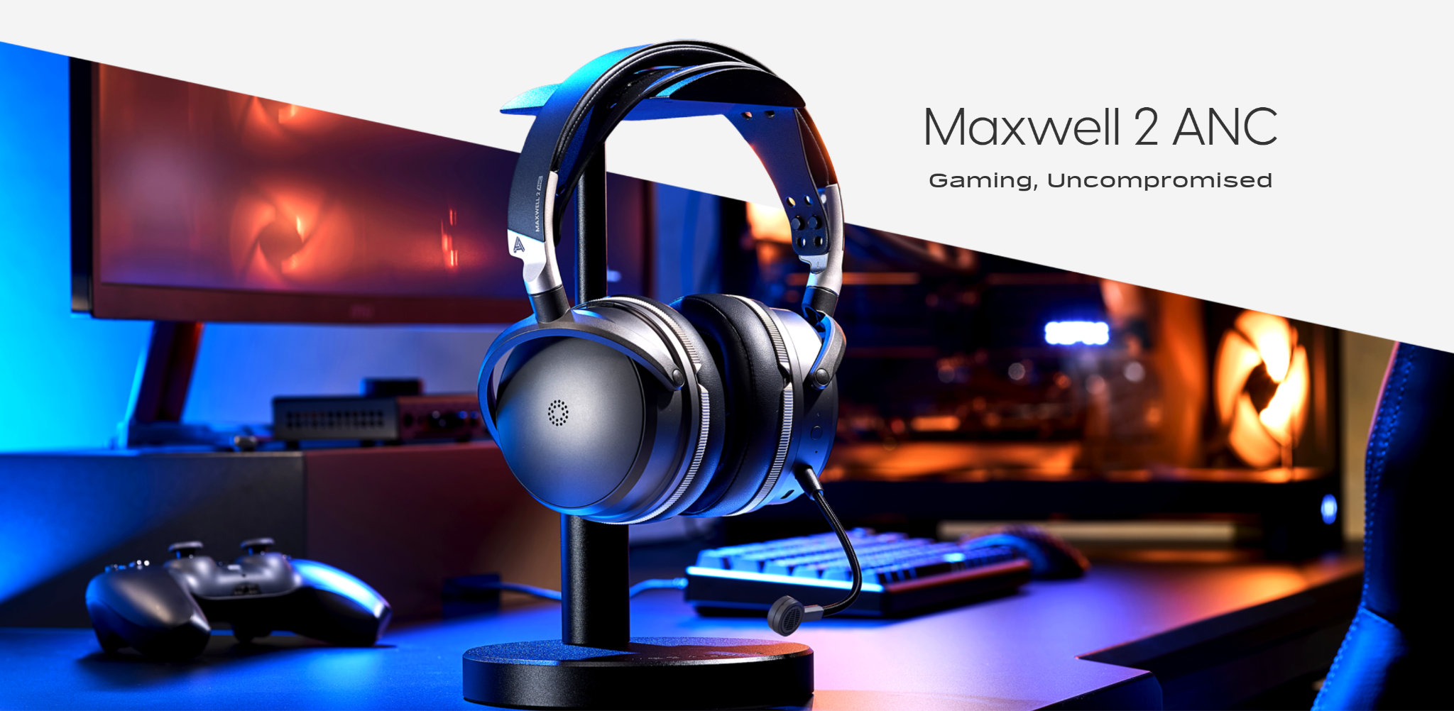 Audeze Maxwell 2 ANC Trình Làng: Tai Nghe Từ Phẳng 90mm Đỉnh Cao, Bắt Trọn Tiếng Bước Chân Trong Game FPS