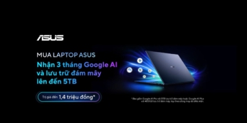 Mua laptop ASUS & ROG nhận ngay 3 tháng Google AI Pro và 5TB đám mây trị giá 1,4 triệu đồng