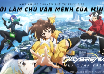 Anime Garena Free Fire chính thức lên sóng Mùa Xuân 2027 với tựa đề Free Fire Daybreak 