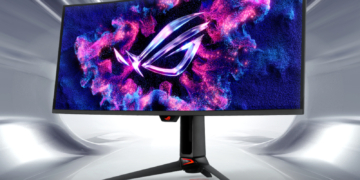 Chiến Game Bắn Súng Góc Rộng Mãn Nhãn Với Tần Số Quét 360Hz Trên Màn Hình Cong ASUS ROG Swift PG34WCDN