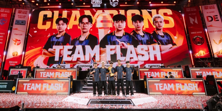 ĐỘI TUYỂN TEAM FLASH VÔ ĐỊCH GIẢI ĐẤU 2026 PUBG MOBILE PRO LEAGUE VIETNAM FALL
