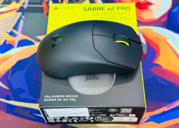 Trải nghiệm thực tế Corsair Sabre V2 Pro UltraLight Wireless 8K: Chuột siêu nhẹ 36g, kèm sẵn grip tape