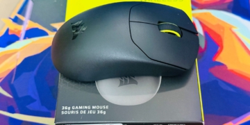 Trải nghiệm thực tế Corsair Sabre V2 Pro UltraLight Wireless 8K: Chuột siêu nhẹ 36g, kèm sẵn grip tape