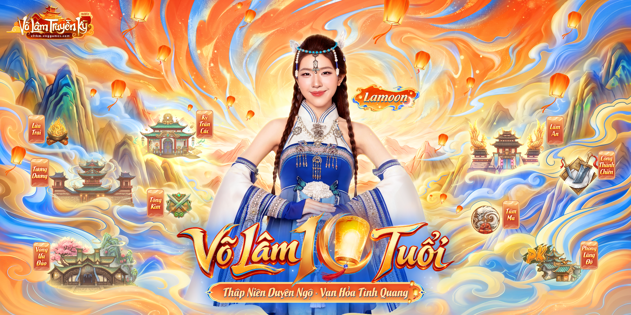 Lamoon hóa Chân Nhi, viết tiếp mối nhân duyên thập kỷ cùng Võ Lâm Truyền Kỳ Mobile