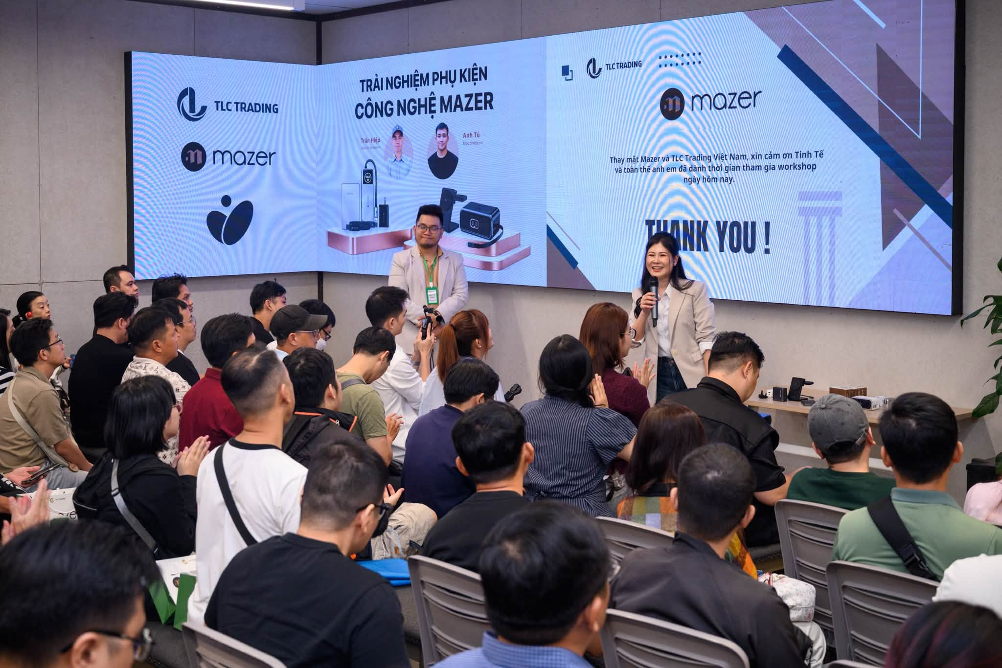 Tinh tế phối hợp cùng TLC Trading tổ chức buổi trải nghiệm hệ sinh thái phụ kiện Mazer