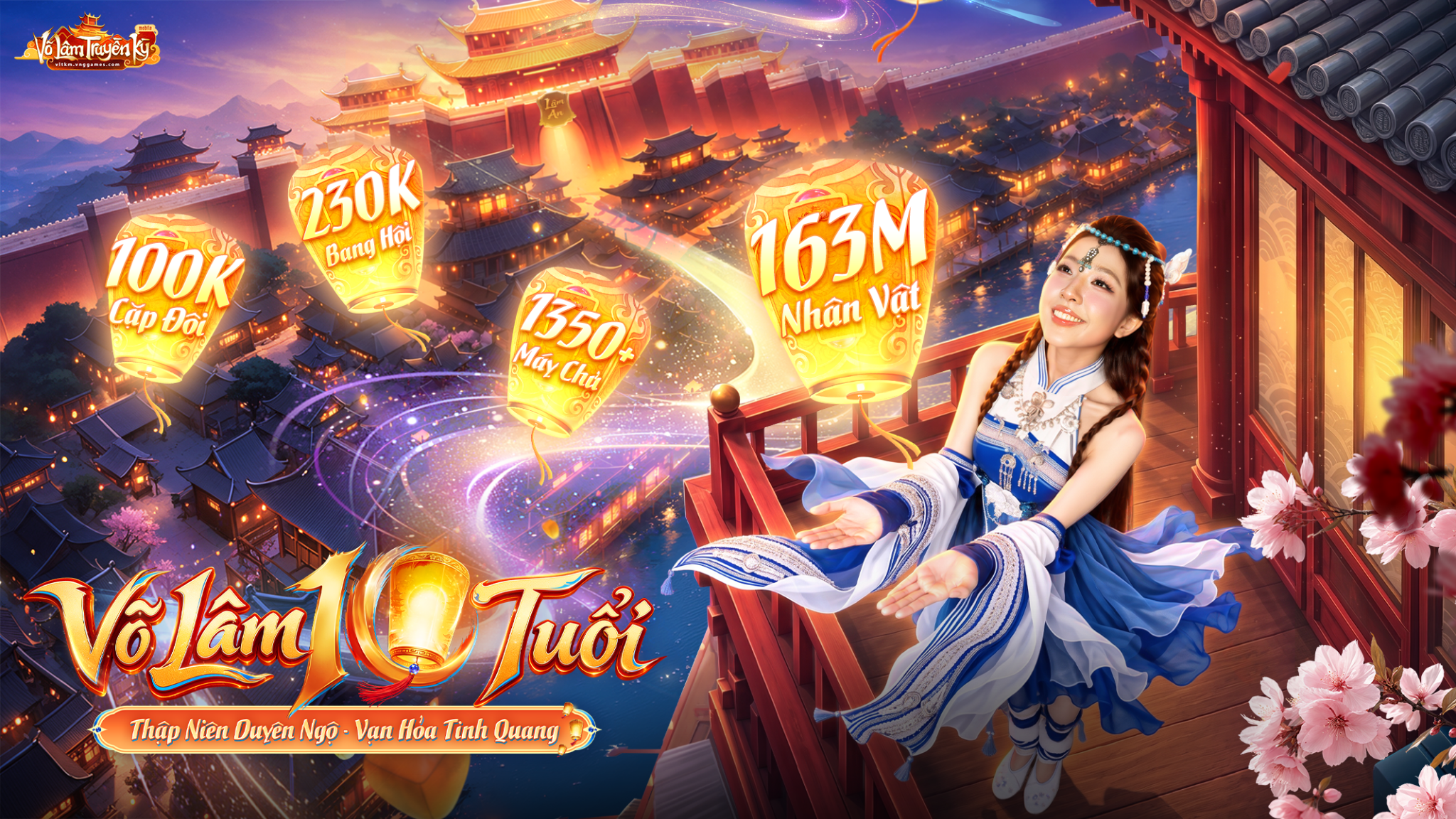10 năm Võ Lâm Truyền Kỳ Mobile: Khi mỗi ngọn hoa đăng kết thành vạn hỏa tinh quang