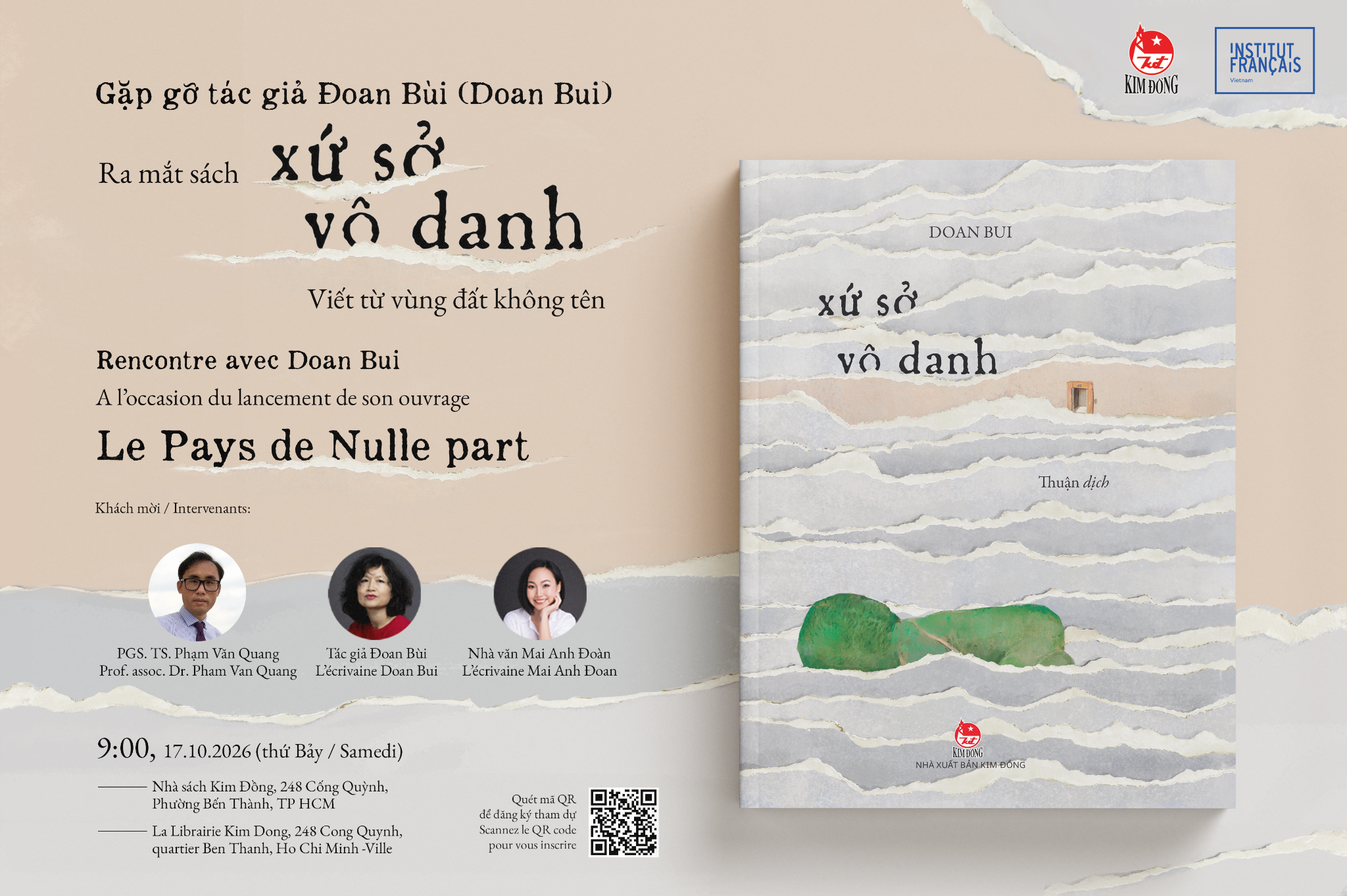 Nhà Văn Đoan Bùi Giao Lưu Với Độc Giả Việt Nam Nhân Dịp Ra Mắt Tiểu Thuyết “Xứ Sở Vô Danh”