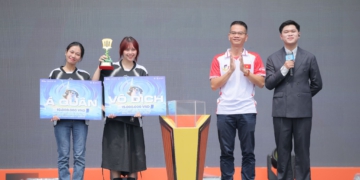 NGUYỄN THỊ KHÁNH HUYỀN LÀ NHÀ VÔ ĐỊCH NỮ ĐẦU TIÊN CỦA GIẢI VÔ ĐỊCH QUỐC GIA ĐẤU TRƯỜNG CHÂN LÝ 
