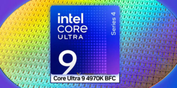 Intel đưa 144MB bộ nhớ đệm BFC lên Core Ultra 9 4970K thách thức ngôi vương gaming của AMD X3D