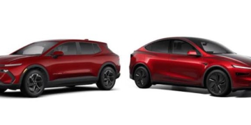 Tesla tăng tốc rượt đuổi nhưng Chevrolet vẫn thống trị bảng xếp hạng xe điện Canada