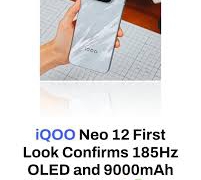 iQOO Neo12 thiết lập kỷ lục màn hình 185Hz tích hợp quạt tản nhiệt cơ học và pin khủng 9.000 mAh cày game xuyên ngày đêm