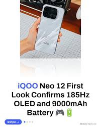 iQOO Neo12 thiết lập kỷ lục màn hình 185Hz tích hợp quạt tản nhiệt cơ học và pin khủng 9.000 mAh cày game xuyên ngày đêm