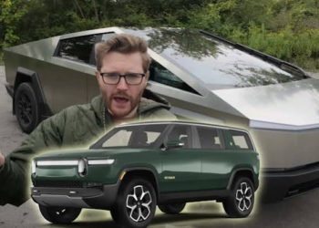 Tesla đối đầu Rivian trong cuộc so găng chế độ Halloween cực độc lạ